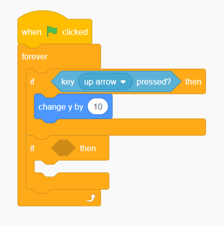Scratch step 6 block setup