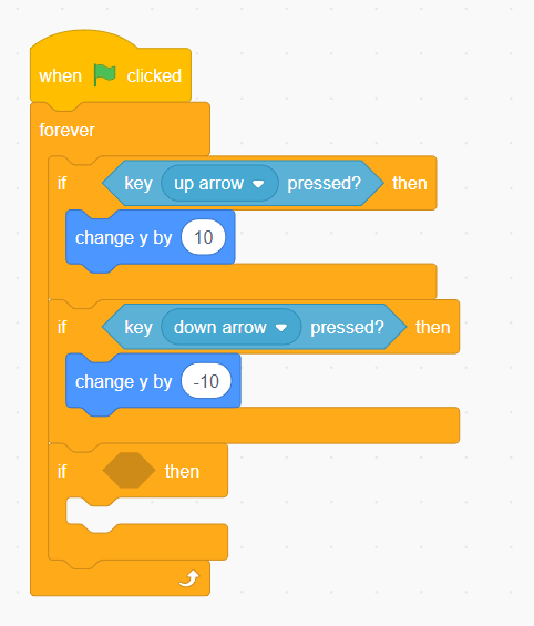 Scratch step 9 block setup